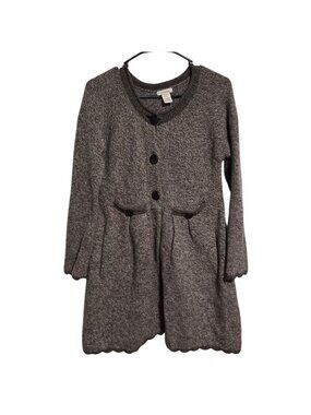 Sundance Lambswool Blend Cardigan Coat Medium Dark Academia English Equestrian